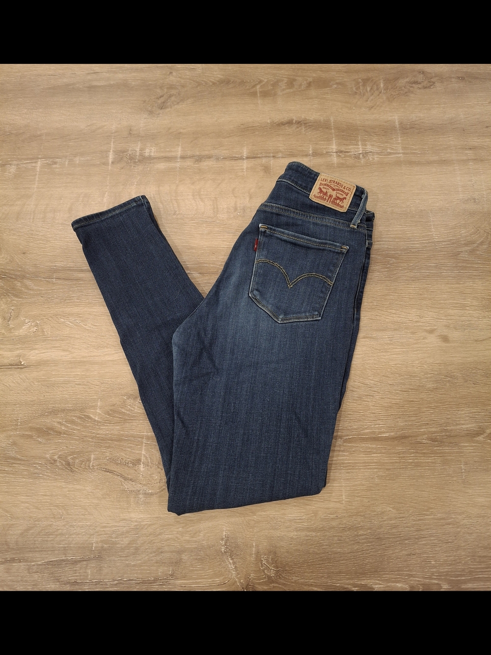 Levi's 721 High Rise Skinny Jeans Women's W28 L30 Dark Wash
